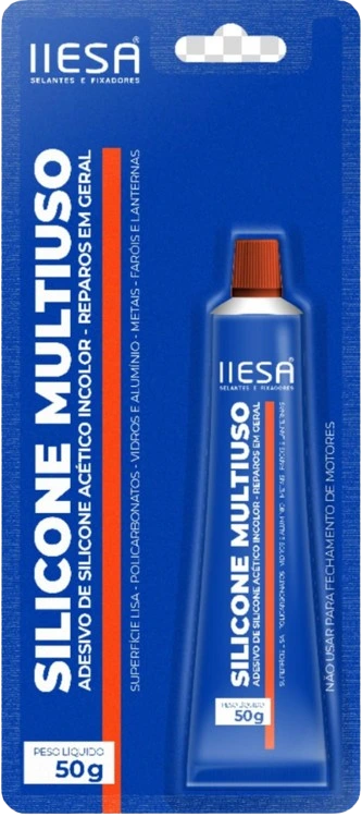 Silicone acético bisnaga